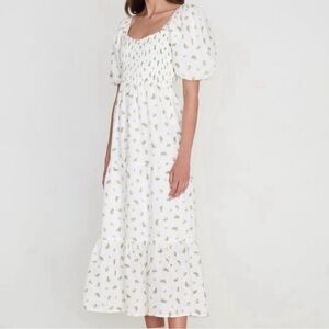 Faithful The Brand Gianna Midi Dress Carrie Floral Print size 4